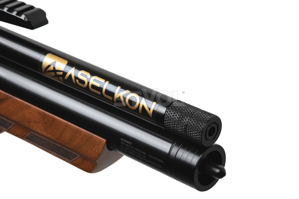 Пневматическая Редукторная PCP винтовка  Aselkon MX10-S Wood  кал. 4.5 дерево Фото 7