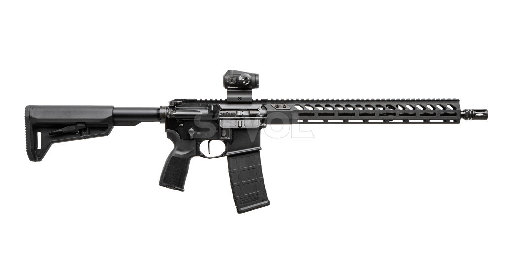 Карабін нарізний Sig Sauer M400-FORGE, 223 REM, 16", SEMI, ROMEO-MSR GEN II, TELE STOCK, AL MLOK HG, (1) 30RD MAG, BLK фото