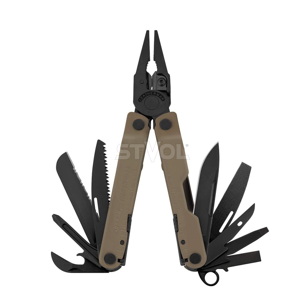 Мультиінструмент Leatherman Rebar Coyote, нейлоновий чохол фото