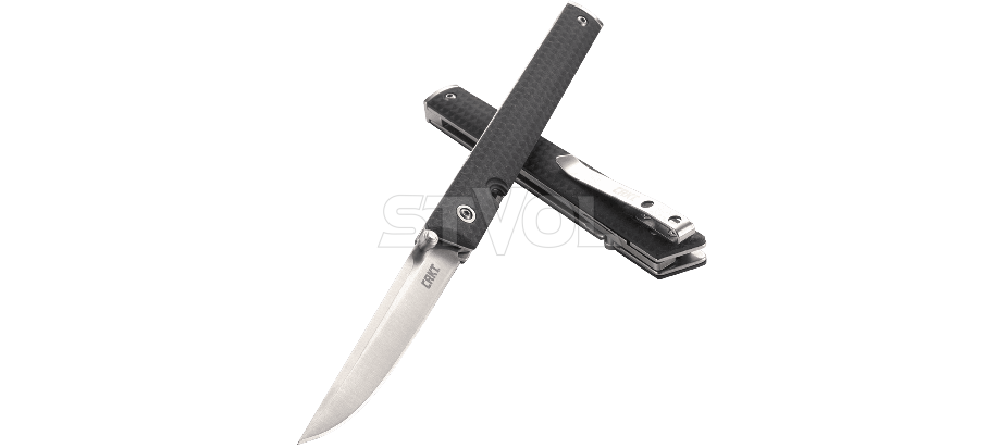 Нож CRKT "CEO", шпенёк, чёрный Фото 9