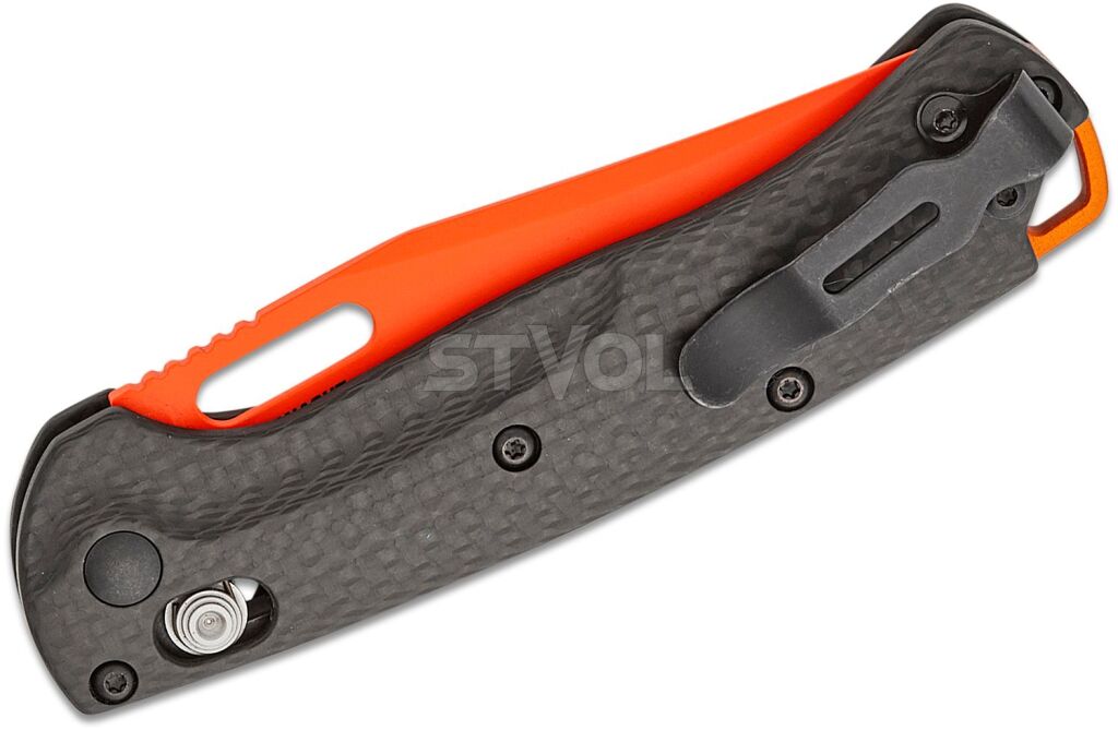Ніж Benchmade "Mini Taggedout", orange, CF фото 4