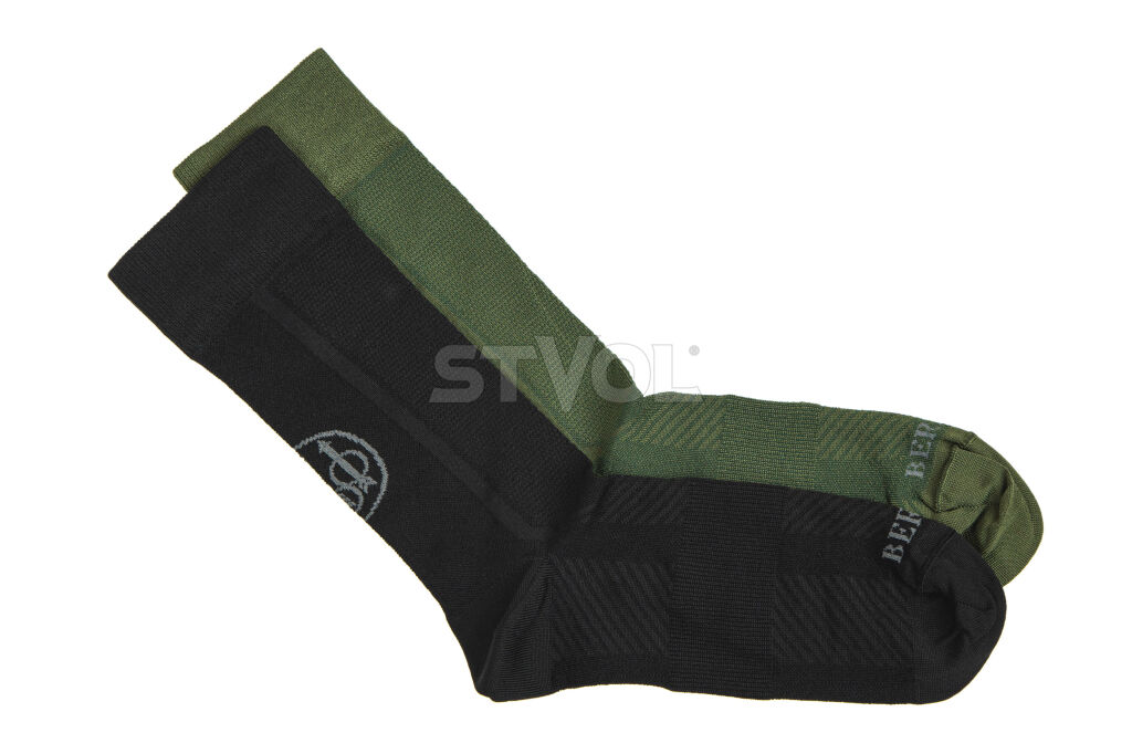 Шкарпетки Short Shooting "Beretta" (black&green) фото 4