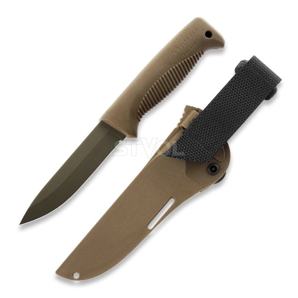 Ніж Peltonen M07, покриття cerakote FDE, coyote, coyote композитний чохол фото 7