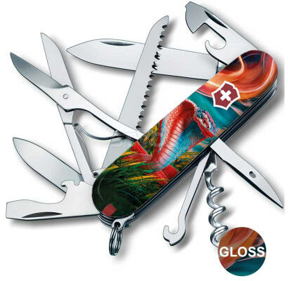 Нож Victorinox Swiss Army Huntsman Zodiac Красочная кобра