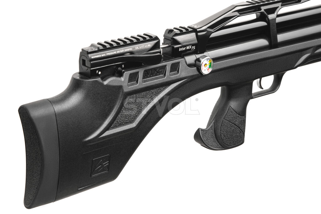 Пневматична PCP гвинтiвка  Aselkon MX7-S Black  кал. 4.5 фото 3