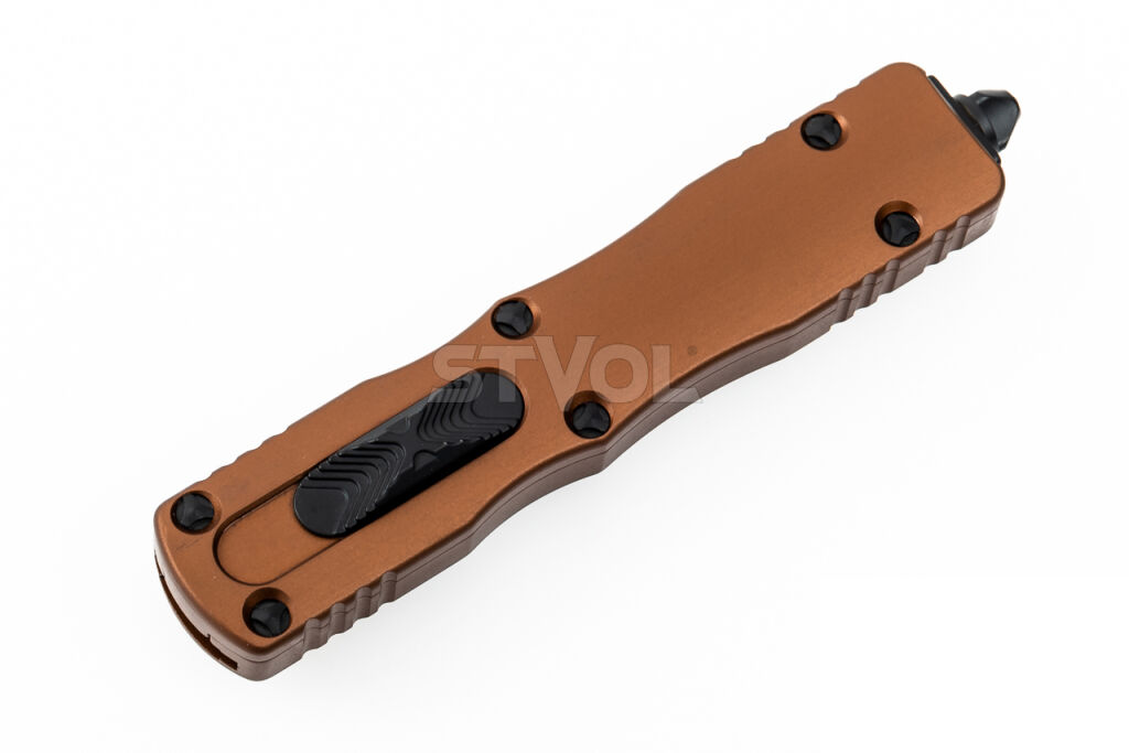 Нож Microtech Dirac D/E OTF, черный клинок,  рукоять tan Фото 3