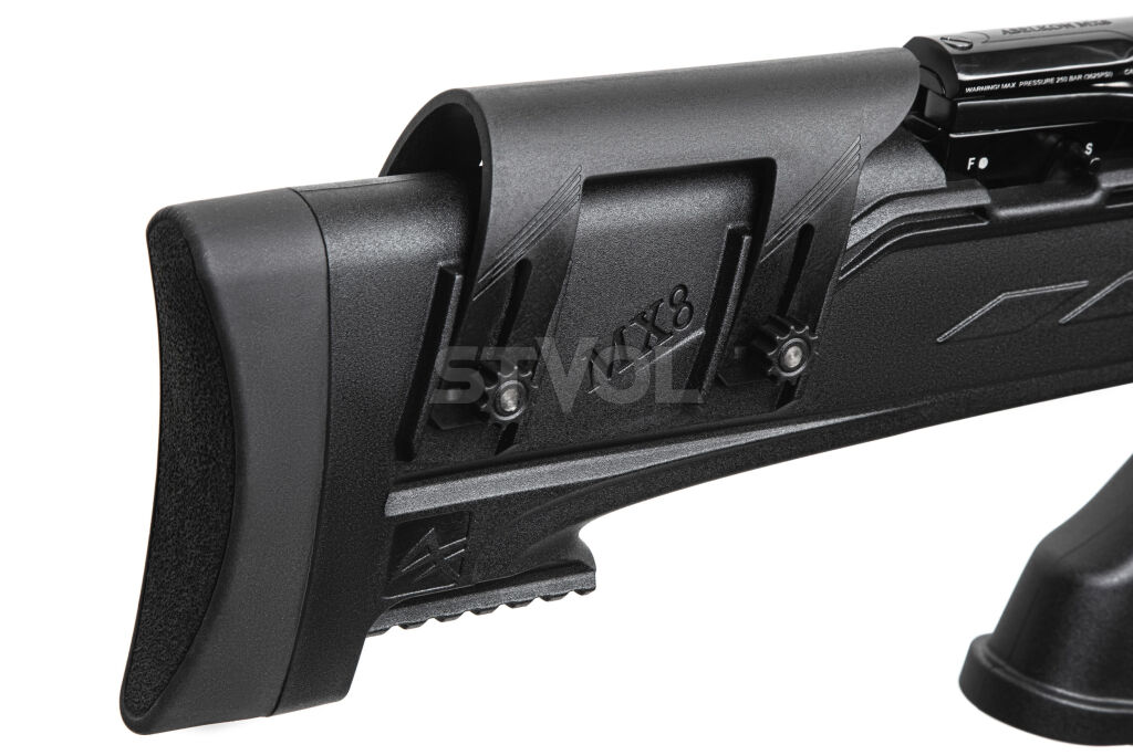 Пневматическая Редукторная PCP винтовка  Aselkon MX8 Evoc Black  кал. 4.5 Фото 6