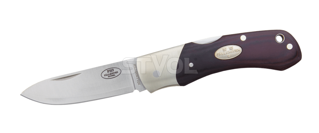 Ніж Fallkniven FH9 "Folding Hunter #9" 3G, maroon micarta фото