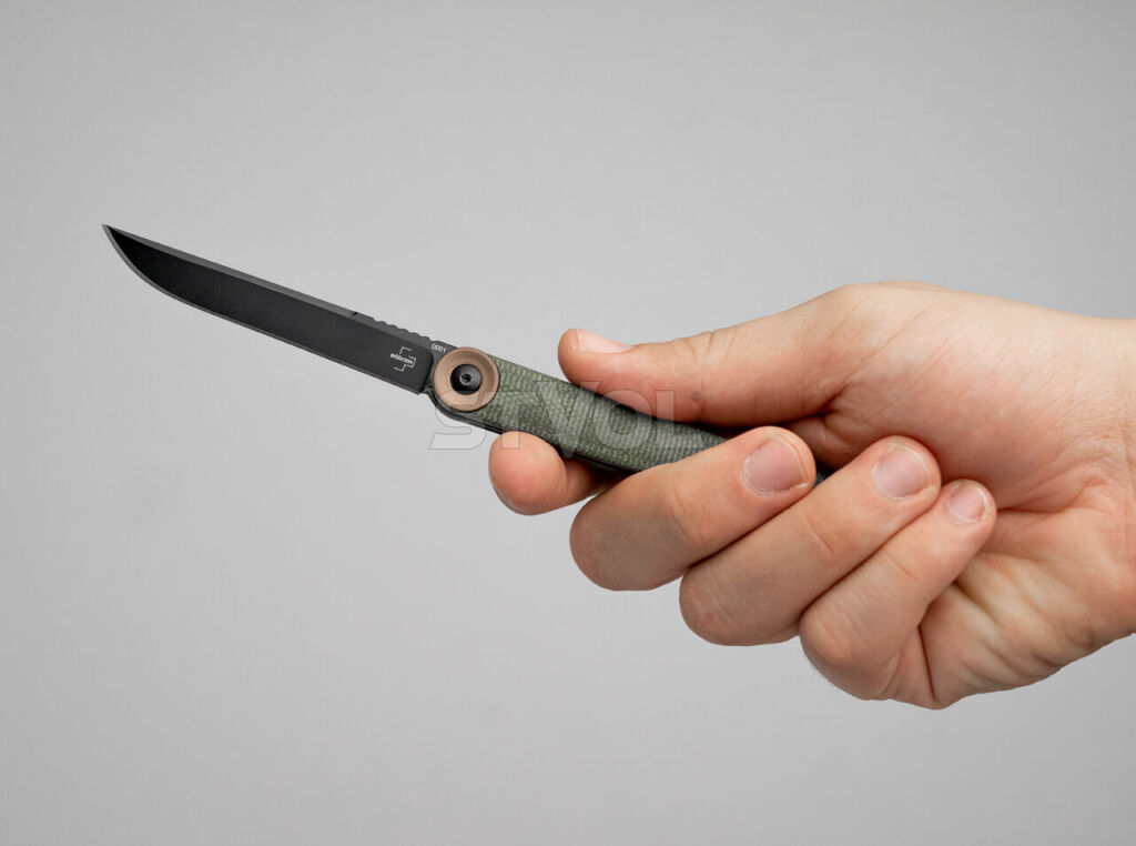 Нож Boker Plus "Kaizen Green Canvas Micarta" Фото 5