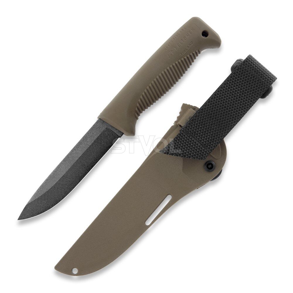 Ніж Peltonen M07, покриття PTFE Teflon, coyote, coyote композитний чохол фото 2