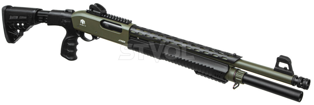 ATROX Tactic Plus Khaki Telescopic Stock 12/47 см Рушниця гладкоствольна Huglu 7+1 фото 3