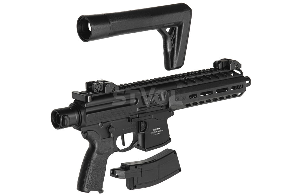 Гвинтівка пневматична Sig Sauer MPX GEN II кал.177 чорна фото 4