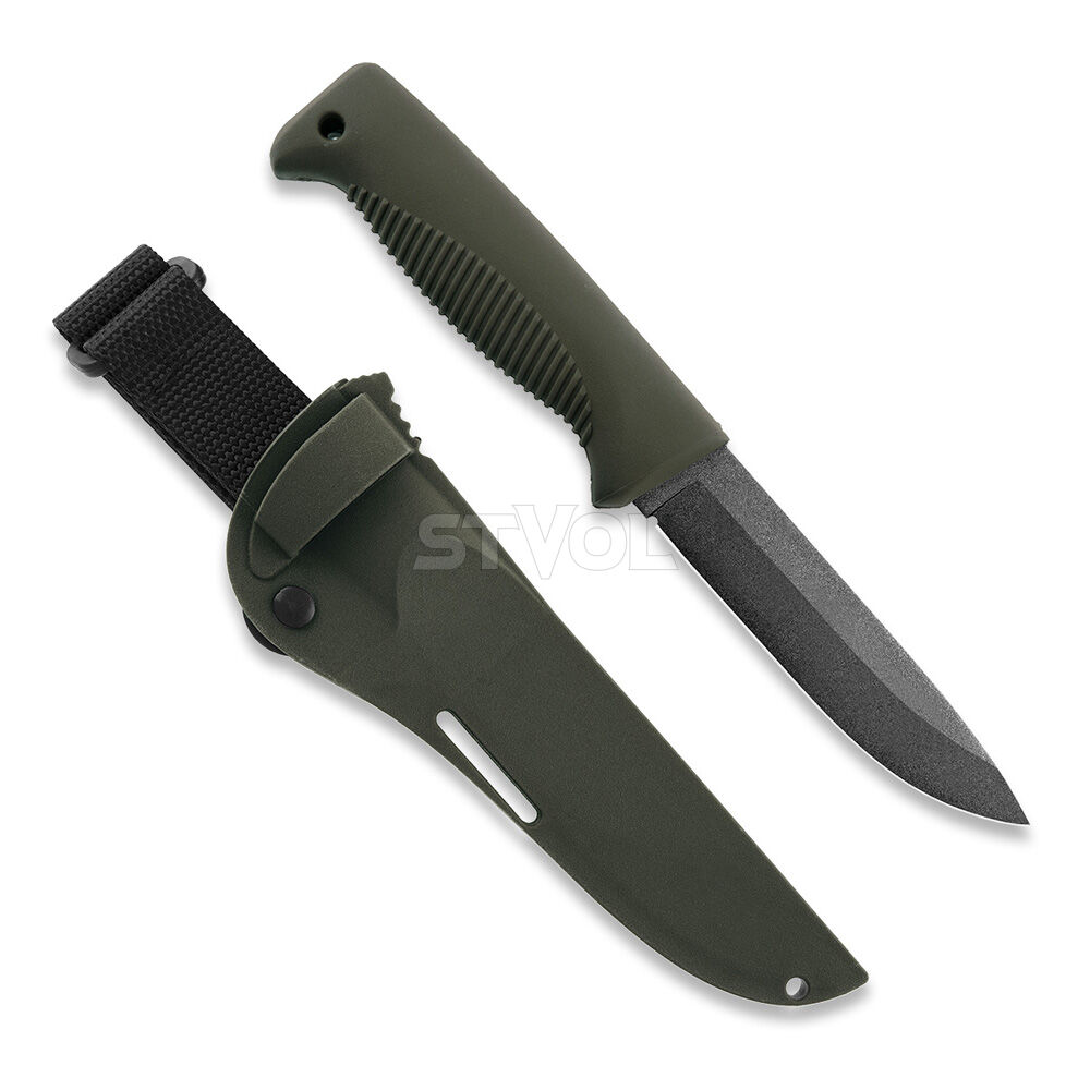 Ніж Peltonen M07, покриття PTFE Teflon, хакі, хакі композитний чохол фото