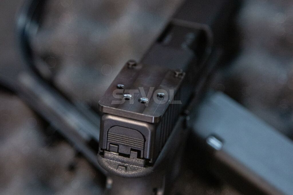 Крепление Trijicon для прицелов RMR/SRO на пистолеты Glock (без системы MOS) Фото 2