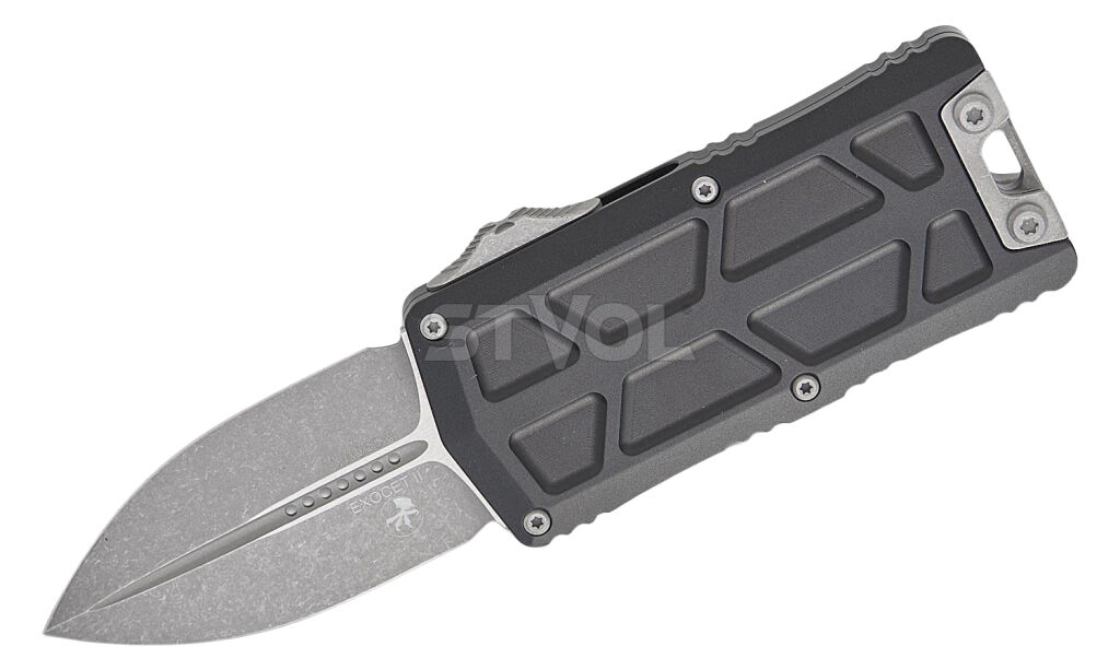 Ніж Microtech Exocet II OTF D/E Apoc Standard Black фото