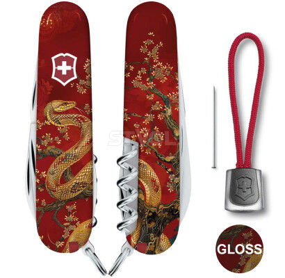 Ніж Victorinox Swiss Army Spartan Zodiac Золота змія фото 2