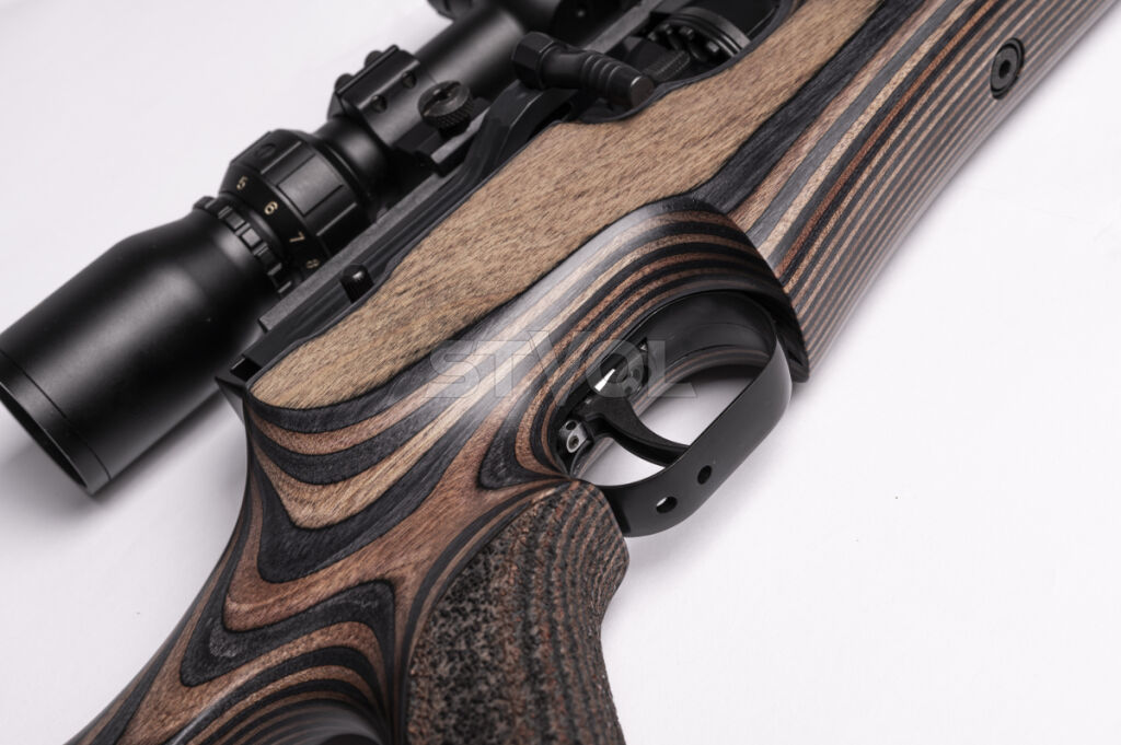 Пневматическая редукторная РСР винтовка HW 100 T Laminated stock кал. 4,5 Фото 3