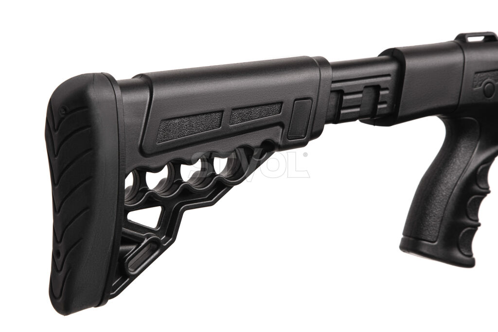 ATROX Tactic Plus Black Telescopic Stock 12/47 см Рушниця гладкоствольна Huglu 7+1 фото 3