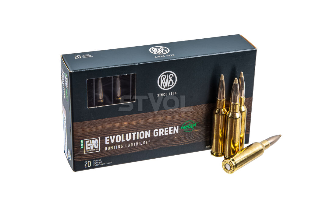 Патрон нарезной RWS 6.5 Creedmoor EVO Green 6.0 g/ 93gr 20 шт./уп.