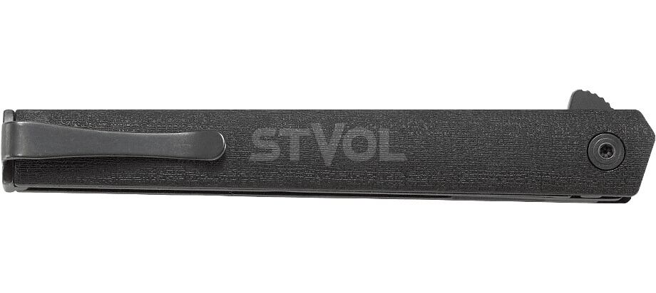 Нож CRKT "CEO Black", флиппер, чёрный Фото 9
