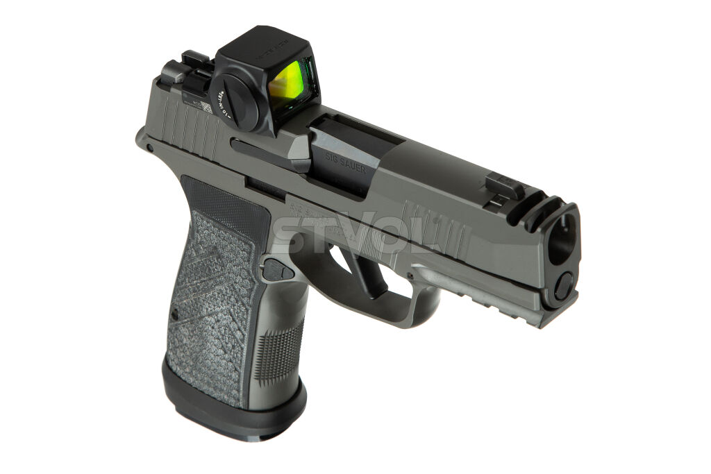 Пистолет спортивный Sig Sauer P365 AXG LEGION 9мм, прицел ROMEO X COMPACT, (3) 17RD STEEL MAG, GRAY Фото 3