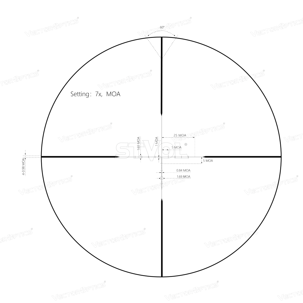 Прицел оптический Vector Optics Matiz 2-7x32 (25,4 мм) SFP VOW-MOA Фото 3