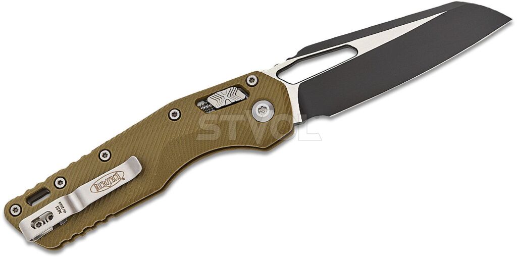 Нож Microtech MSI SE, fluted black, G10, OD green Фото 2