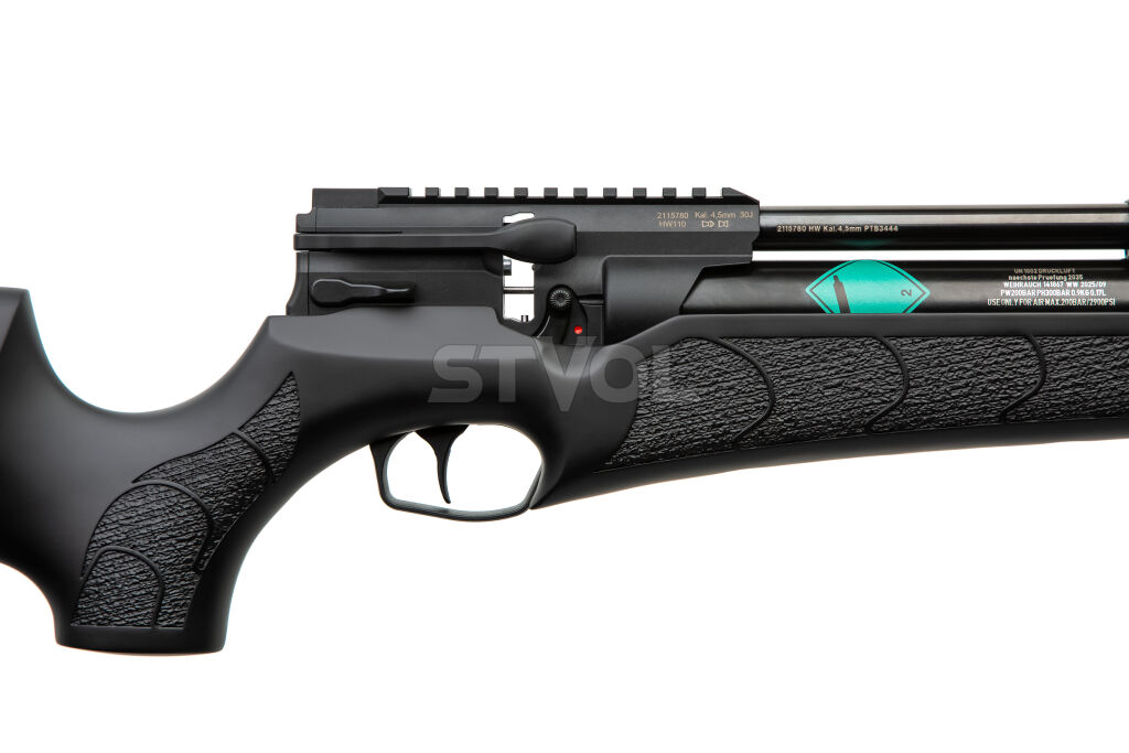 Пневматическая редукторная РСР винтовка Weihrauch HW 110 S Black stock кал. 4,5 Фото 3