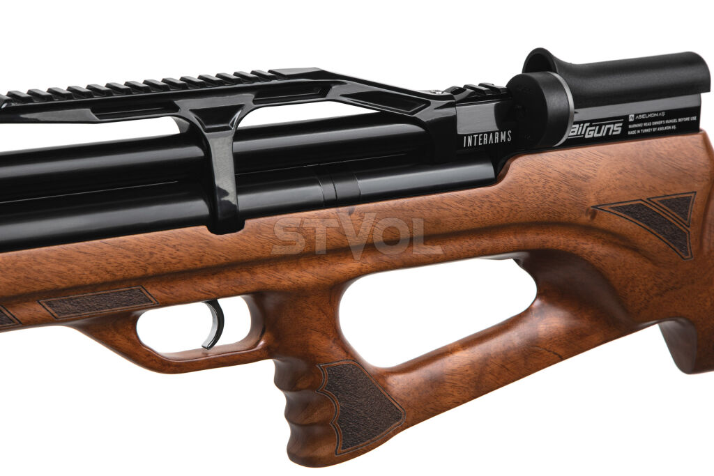 Пневматическая Редукторная PCP винтовка  Aselkon MX10-S Wood  кал. 4.5 дерево Фото 5