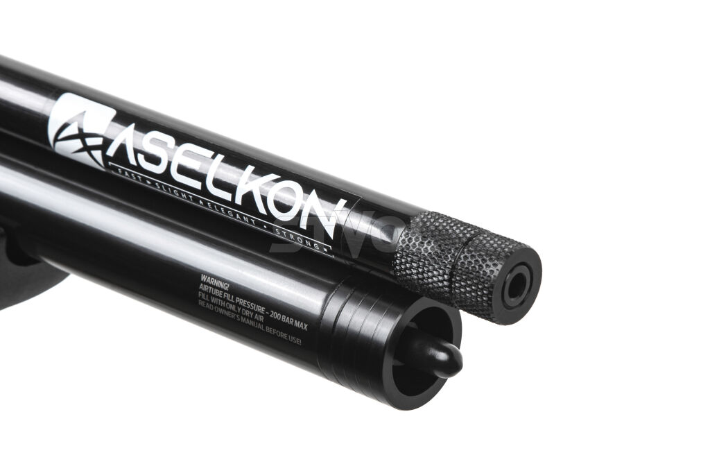 Пневматическая Редукторная PCP винтовка  Aselkon MX7 Black кал. 4.5 Фото 7