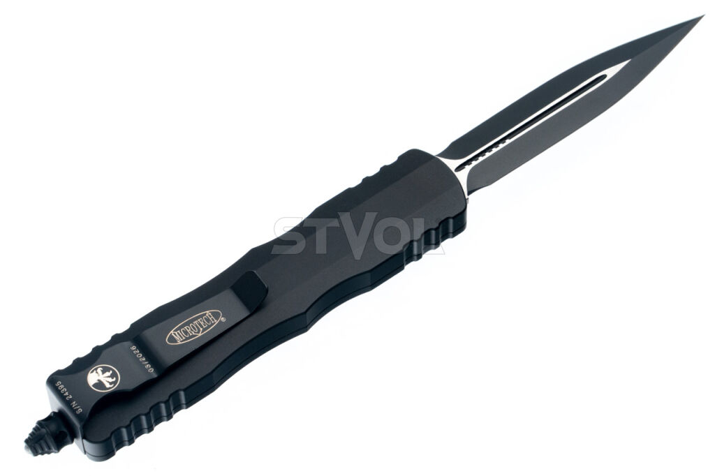 Ніж Microtech Dirac D/E OTF, Black Tactical Standard фото 2
