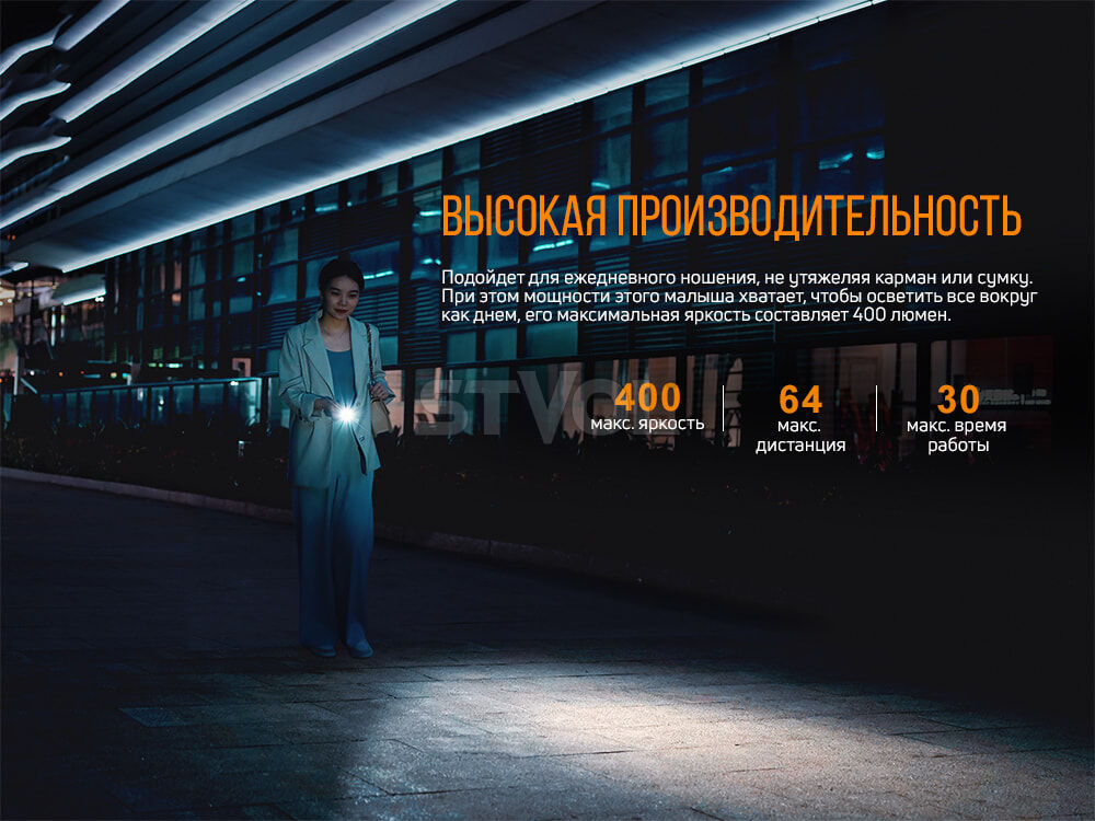 E05Rblk Ліхтар ручний Fenix чорний фото 4