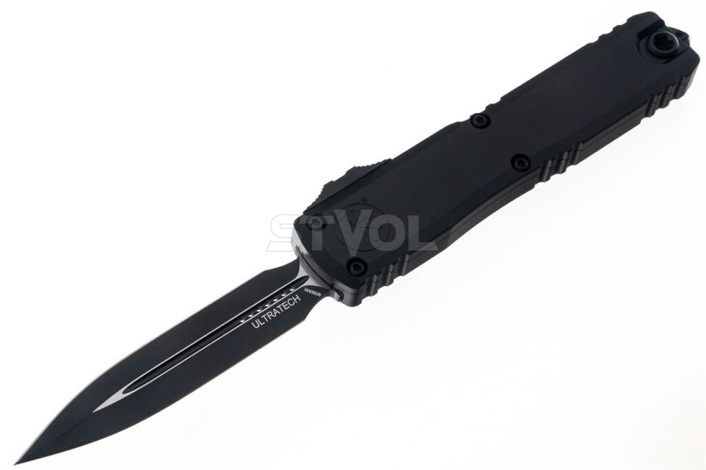 Ніж Microtech Ultratech Gen III OTF, ZBP D/E, tatical, чорний фото