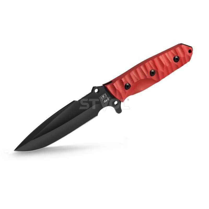 Нож Tb Outdoor "Maraudeur", MOX, G10, красный, кайдексные ножны Фото 2