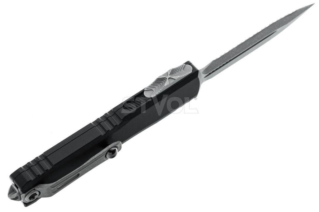 Ніж Microtech Ultratech Gen IV OTF D/E серрейтор Apoc Black фото 3