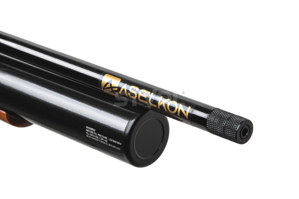 Пневматична Редукторна PCP гвинтівка  Aselkon MX9 Sniper Wood  кал. 4.5 фото 5