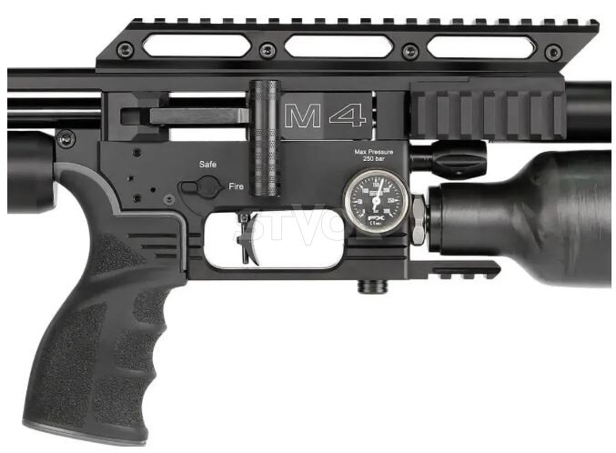 Пневматична редукторна гвинтівка FX Airgun M4 STD Black .177 кал фото 6