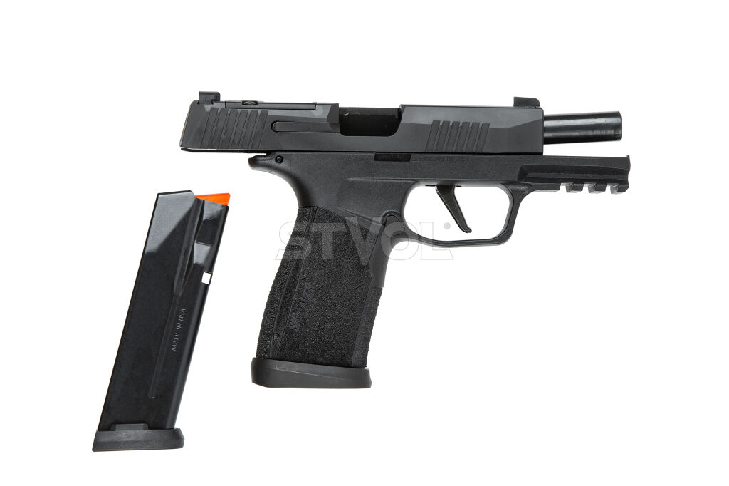Пістолет спортивний Sig Sauer P365-XMACRO TACOPS 9MM, 3.7IN, BLK, (4) 17RD STEEL MAG, OR, MAGWELL фото 6
