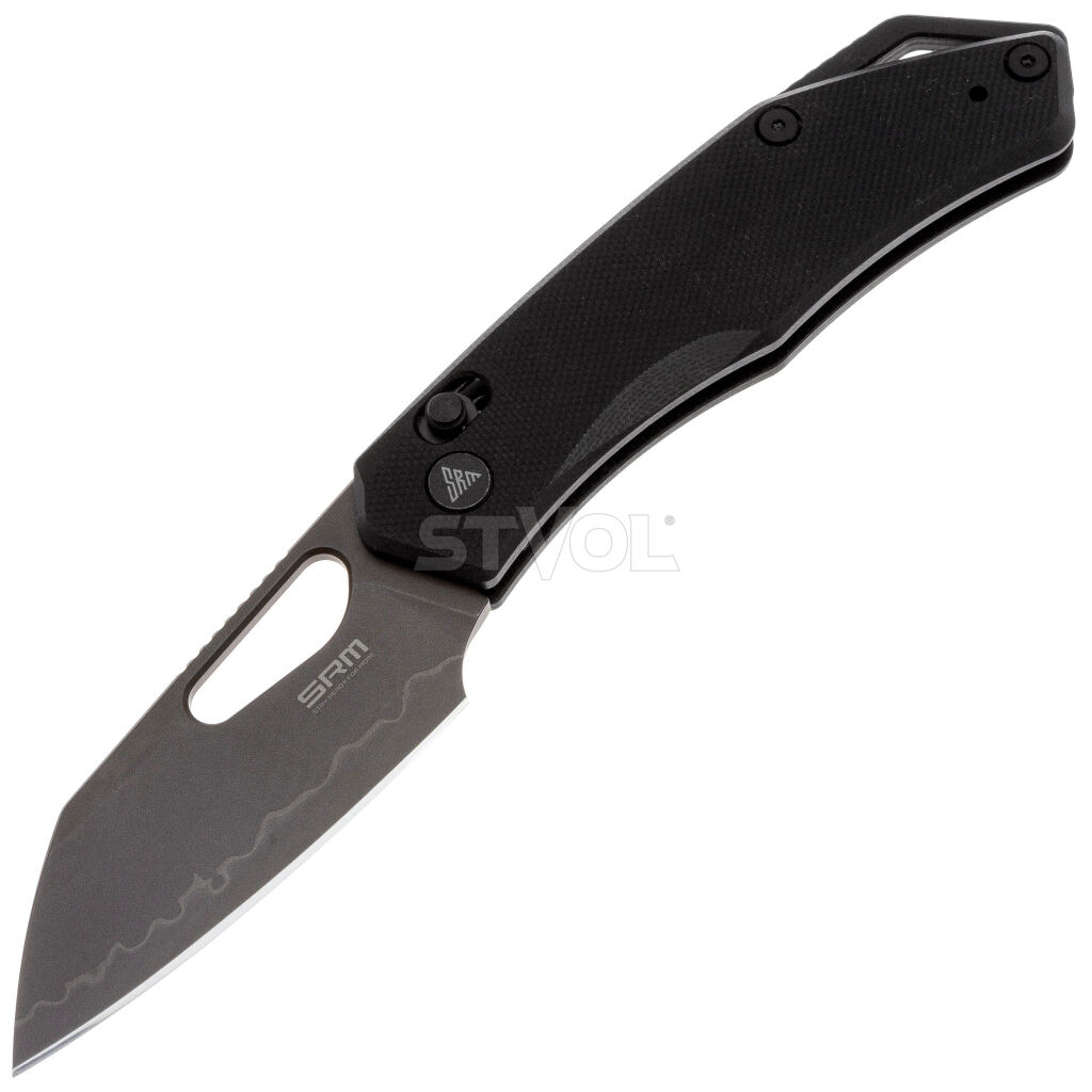 Нож SRM Cub 261M-GB2, Lam. 140Cr, G10, черный