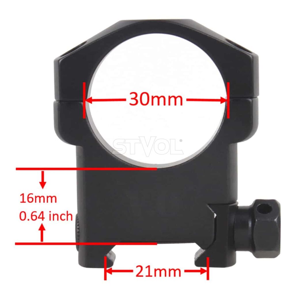 Кільця Vector Optics Mark 30 мм Weaver високі фото 2