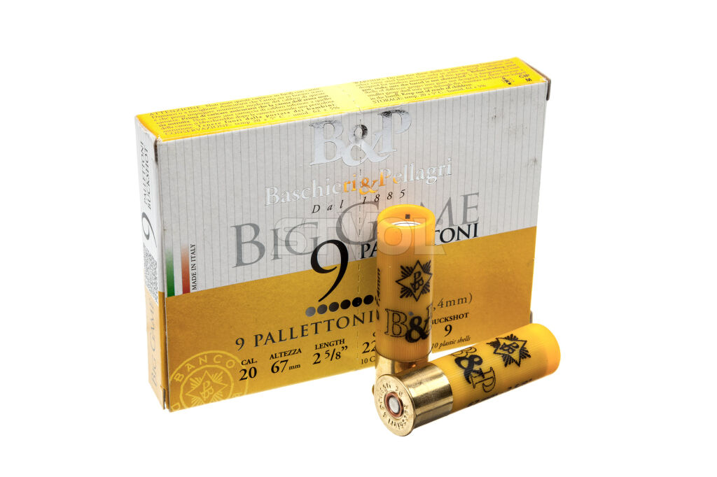Картечь B&P BIG GAME PALLETTONI к.20/16/67  №9/0, 9P