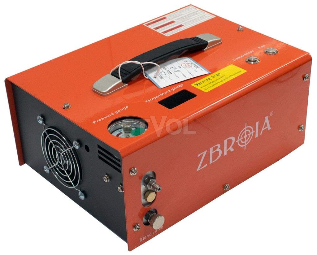 Z9.6.082 Компрессор высокого давления ZBROIA Portair S PCP 300 Bar (12v/110v/220v)