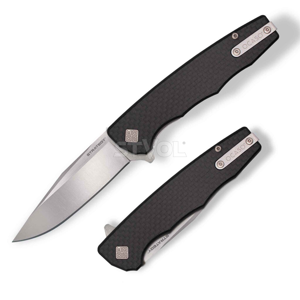 Ніж Ocaso "Strategy", Carbon Fiber + G-10, Satin фото