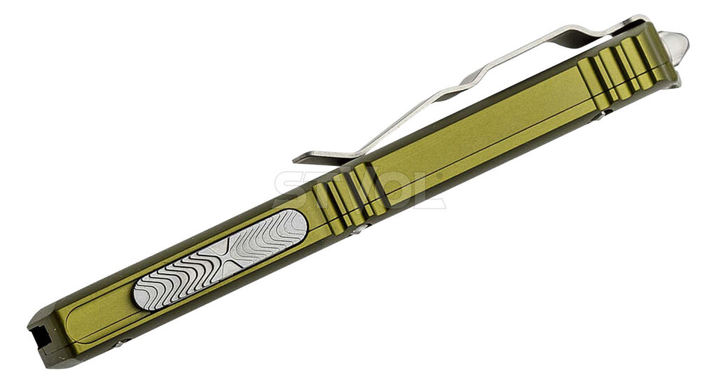 Ніж Microtech Ultratech Gen IV OTF D/E серрейтор Stonewash OD Green фото 5