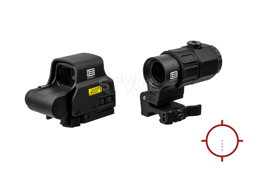 Комплект EOTech приціл коліматорний EXPS3-4 з компактним збільшувачем G45 5х фото