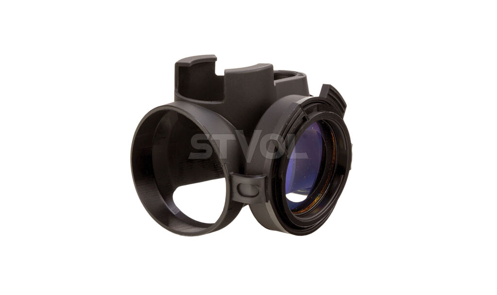 Резиновый чехол с прозрачными крышкам чёрный TRIJICON для MRO