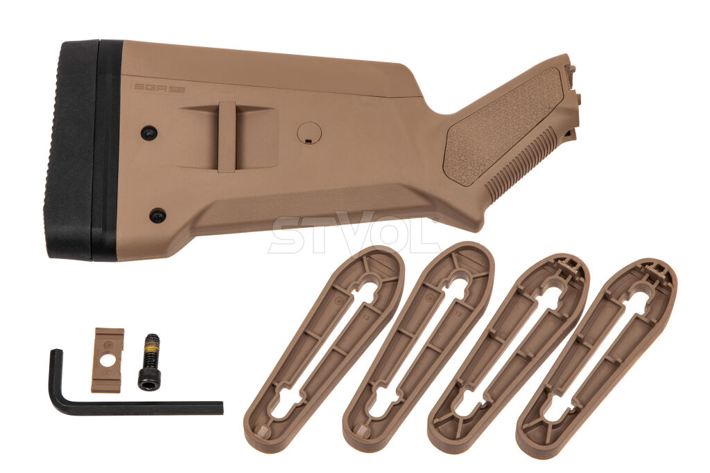 MAG490-FDE Приклад Magpul SGA для Mossberg 500/590/590A1, Maverick88 - Flat Dark Earth фото 4