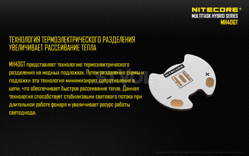 Ліхтар Nitecore MH40GT фото 4