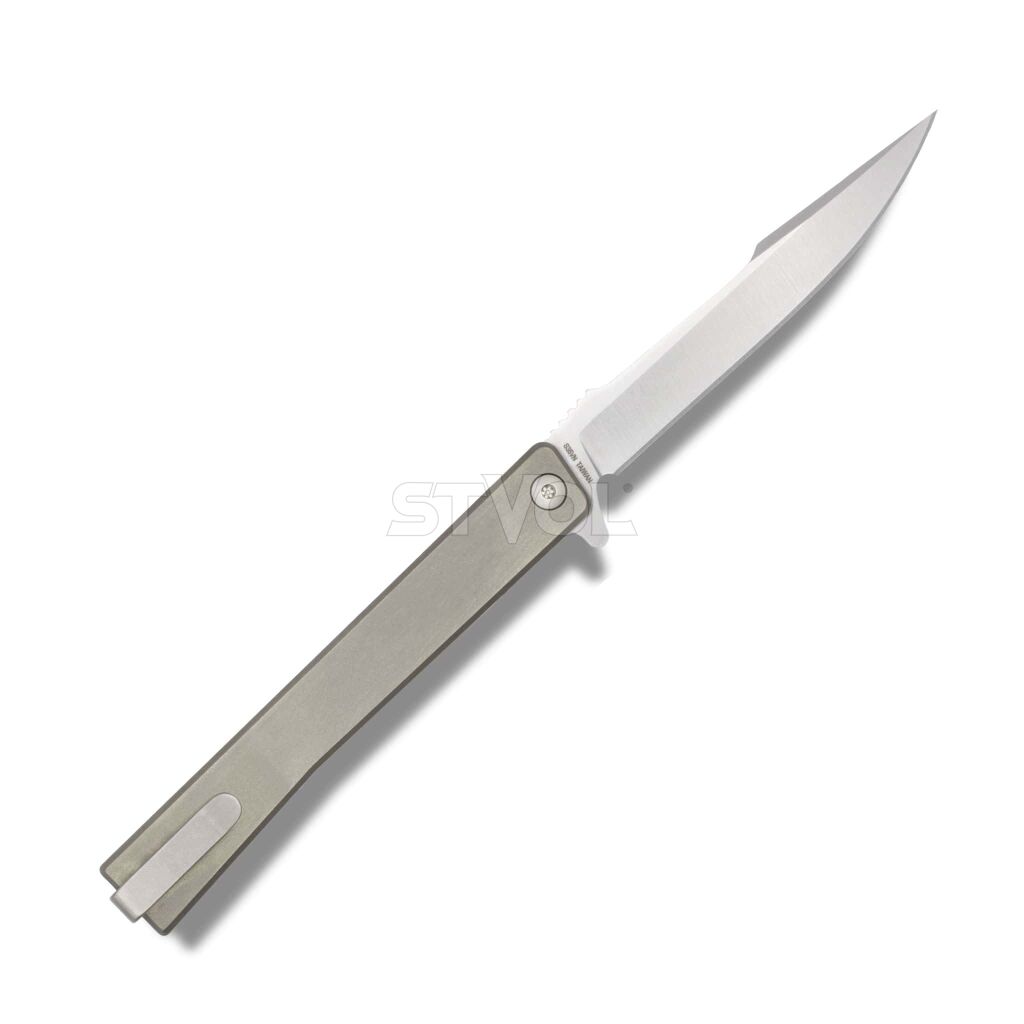 Ніж Ocaso "Solstice", Harpoon, Titanium, Satin фото 2