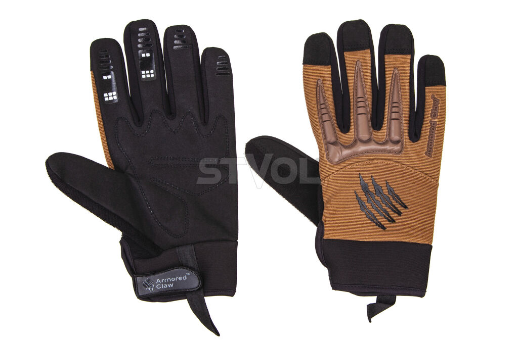 Перчатки тактические Armored Claw BattleFlex Half Tan Фото 3